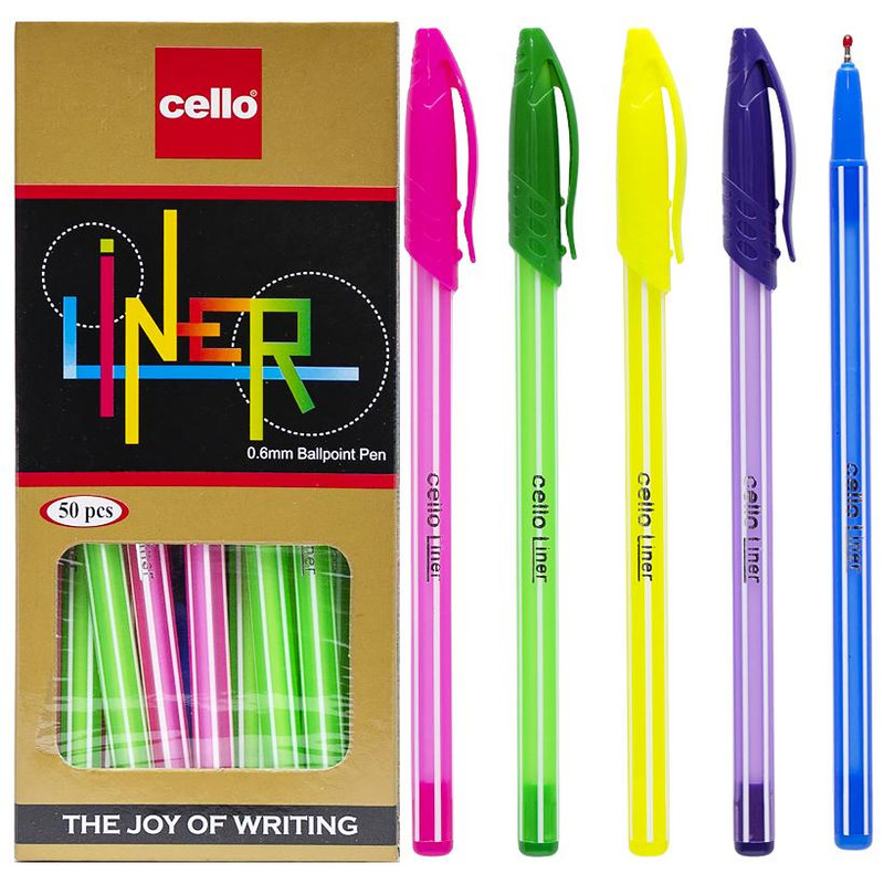 Ручка кулькова CELLO (CL-1168-50), чорнила сині